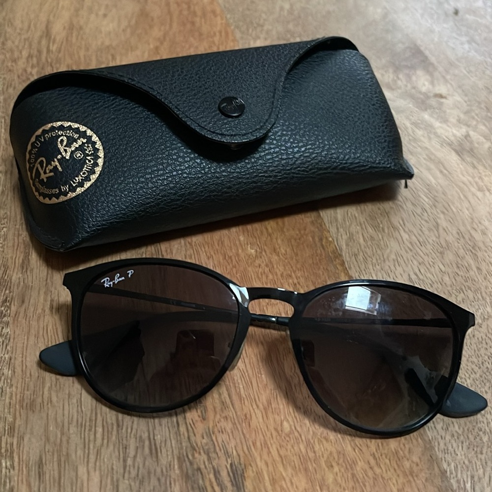 Erica black polarized Ray Ban sunglasses